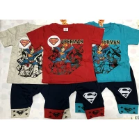 Setelan Anak Cowok Superman Lampu 19110031