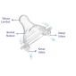 Silicone Nipple Baby Safe Wide Neck 2pcs / Dot Bayi Wide Neck (Double Valves Wide Neck Nipple) #2