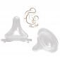 Silicone Nipple Baby Safe Wide Neck 2pcs / Dot Bayi Wide Neck (Double Valves Wide Neck Nipple) #4