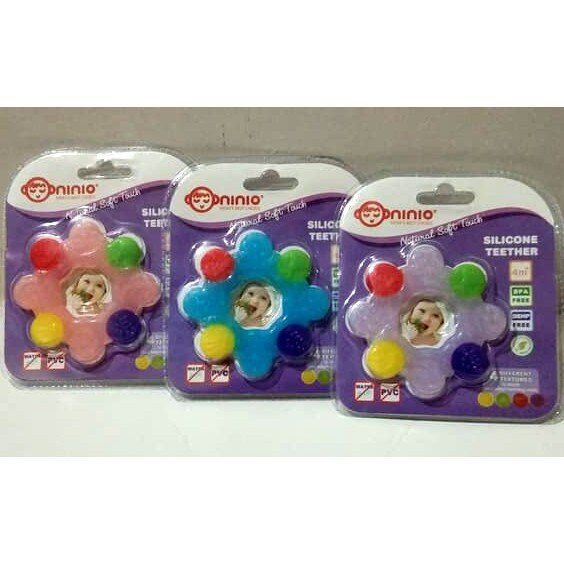 Ninio Silicone Teether 19120095 (Gigitan Bayi)