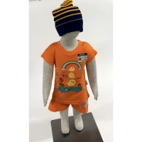 Setelan Kaos Anak Ridges Polos Warna Tua