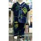 Setelan Baju Tidur Anak / Piyama Anak Batik Bagan - Model Baju Batik Lokal #5