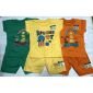 PROMO Paket Hemat Setelan Baju Bayi Kaos Lengan Anak Ridges Polos Warna Tua (3 Setelan) #1