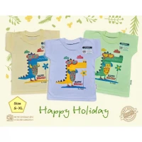 Atasan Kaos Anak Ridges Polos Motif Random (0-3 tahunan)