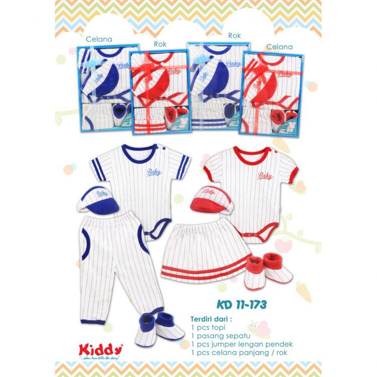 Kado Lahiran Bayi / Baju Set Bayi / Paket Perlengkapan Bayi Baru Lahir / Kiddy Baby Set 11173
