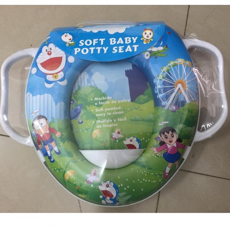 Baby Potty Seat with Handle - Doraemon