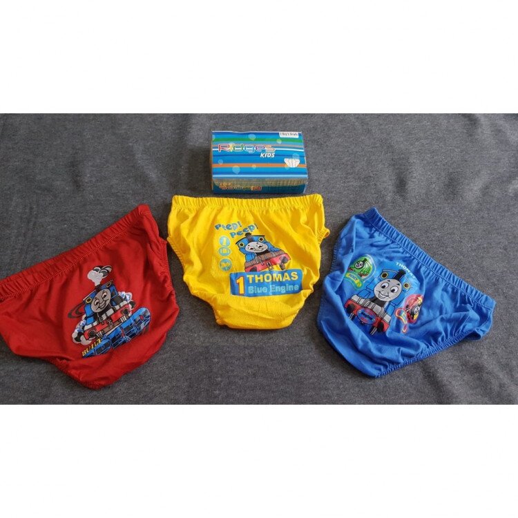 Celana Dalam Anak Ridges Karakter Thomas 3pcs