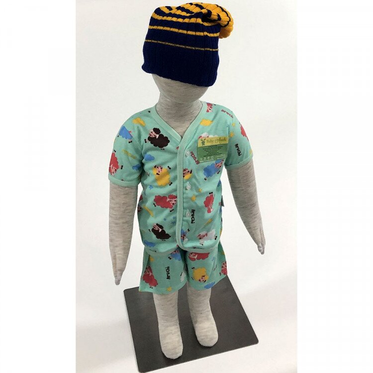 Setelan Baju Baby Pendek / Baju Santai Bayi Premium Quality (Kancing Depan)