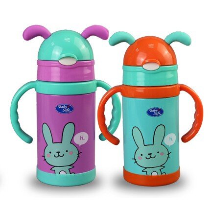 Baby Safe Vaccum Flask Botol Termos Sedotan 300ml 20060041