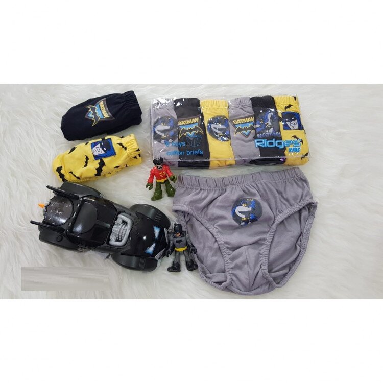 Celana Dalam Anak Ridges Batman Isi 6