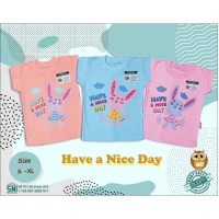 Baju Atasan Kaos Anak Ridges Cewek (Motif Random)