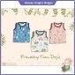 Paket Hemat Baju Atasan Singlet Anak Ridges Motif Warna Lusinan (12pcs)