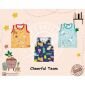 Paket Hemat Baju Atasan Singlet Anak Ridges Motif Warna Lusinan (12pcs) #1