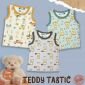 Paket Hemat Baju Atasan Singlet Anak Ridges Motif Warna Lusinan (12pcs) #2