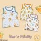 Paket Hemat Baju Atasan Singlet Anak Ridges Motif Warna Lusinan (12pcs) #5
