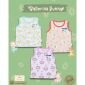 Paket Hemat Baju Atasan Singlet Anak Ridges Motif Warna Lusinan (12pcs) #3