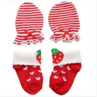 Sarung Tangan dan Kaki Merah Baby Grow Girl 20090015