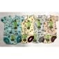 Baju Setelan Bayi Pendek Newborn Ridges (Baju + Celana Pop) / Baju Bayi Pendek Baru Lahir 0-3 bulan #4