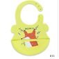 Slaber Bayi Kantong Silicone / Tatakan Iler Bayi Silikon / Celemek Bayi / Slaber Silikon Bayi #7