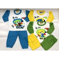 Setelan Baju Baby Panjang / Piyama / Baju Tidur Bayi Print 0-1 tahun 20090046