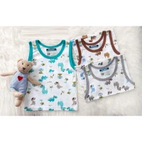 Baju Atasan Singlet Anak Ridges Glasses Dino
