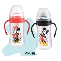 Botol Susu Bayi Wide Neck Pegangan Lusty Bunny 250ml 20100022 (with Handle)