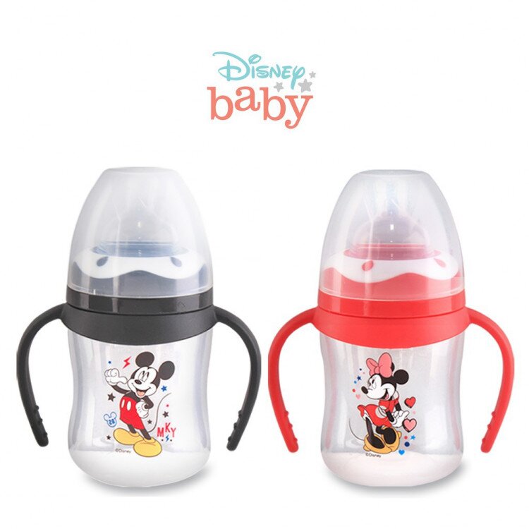 Botol Susu Bayi Wide Neck Pegangan Lusty Bunny 125ml 20100021 (with Handle)