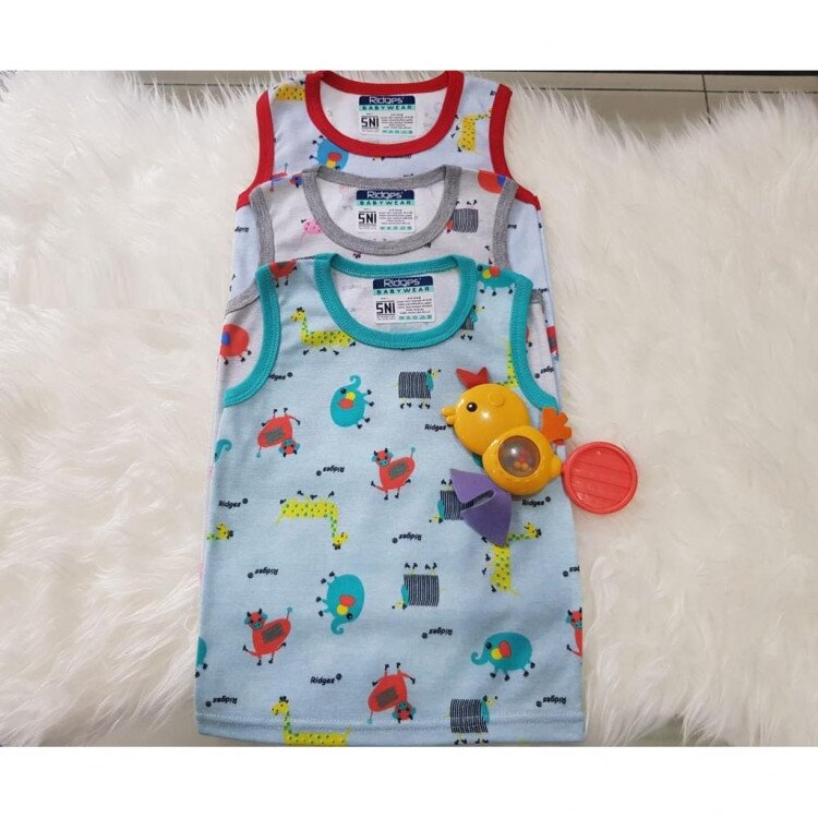 Baju Atasan Singlet Anak Ridges Elephant & Cow