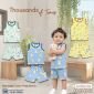 Promo Baju Setelan Anak Singlet Ridges Motif Dasar Warna - Baju Bayi Adem Lembut ber-SNI - Setelan Baju Kutung Bayi #7