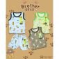 Promo Baju Setelan Anak Singlet Ridges Motif Dasar Warna - Baju Bayi Adem Lembut ber-SNI - Setelan Baju Kutung Bayi #3