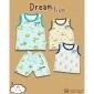Promo Baju Setelan Anak Singlet Ridges Motif Dasar Warna - Baju Bayi Adem Lembut ber-SNI - Setelan Baju Kutung Bayi #5