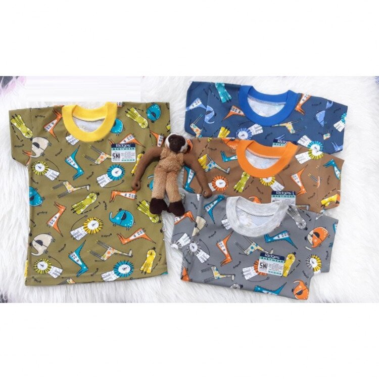Baju Atasan Kaos Anak Ridges Lion & Dino