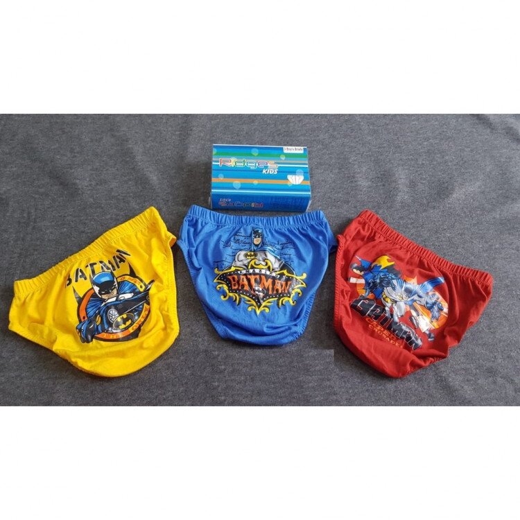 Celana Dalam Anak Ridges Karakter Batman 3pcs