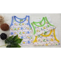 Baju Atasan Singlet Anak Motif Murah (3pcs)