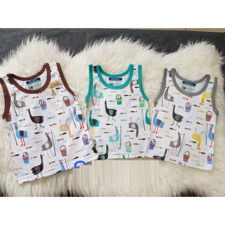 Baju Atasan Singlet Anak Ridges Flamingo