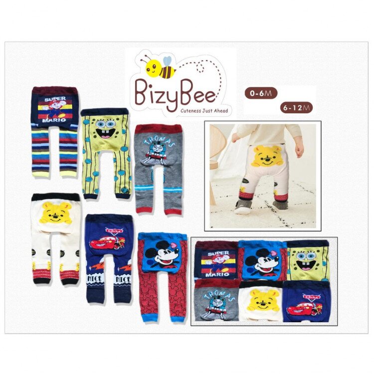 Legging Bhusa Boy Karakter 0-12 Months