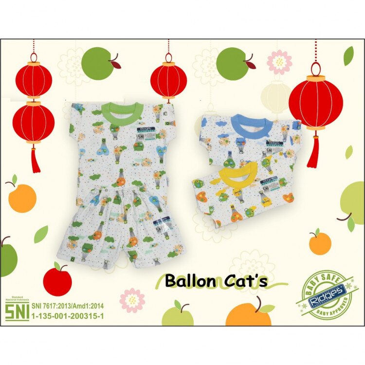 Baju Atasan Kaos Anak Ridges Ballon Cat (Atasannya Saja)