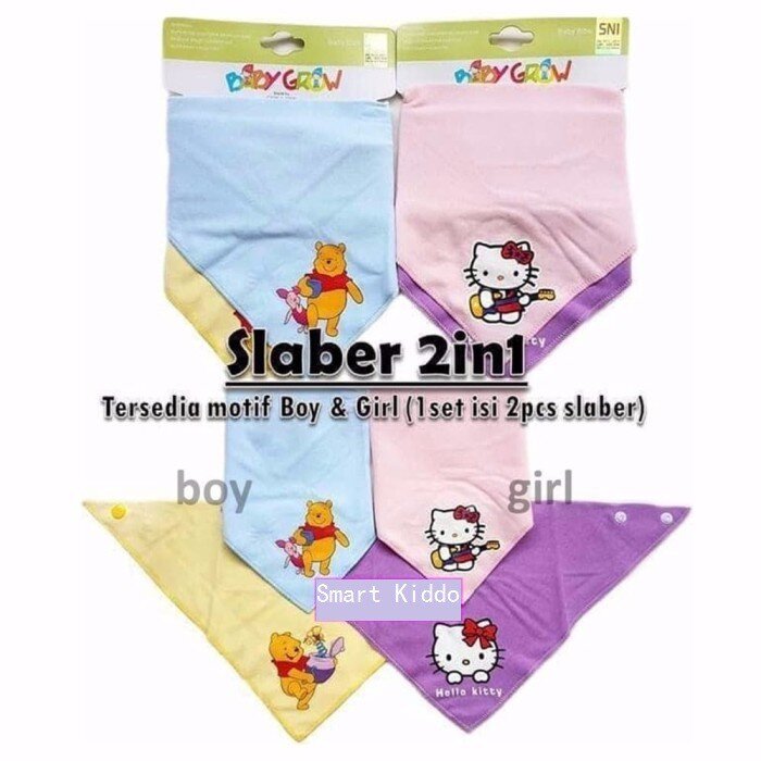 Slaber Segitiga Bayi 2 in 1 Baby Grow