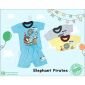 Baju Atasan Kaos Anak Ridges Polos Laki-Laki (Motif Random) #5