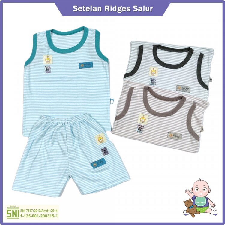Baju Setelan Anak Singlet Ridges Prosperity Stripes