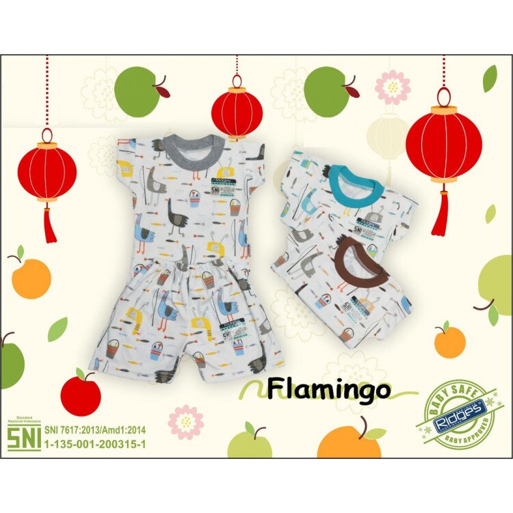 Baju Atasan Kaos Anak Ridges Flamingo (Atasannya Saja)