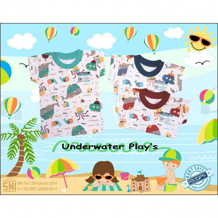 Baju Atasan Kaos Anak Ridges Underwater Plays (Atasannya Saja)