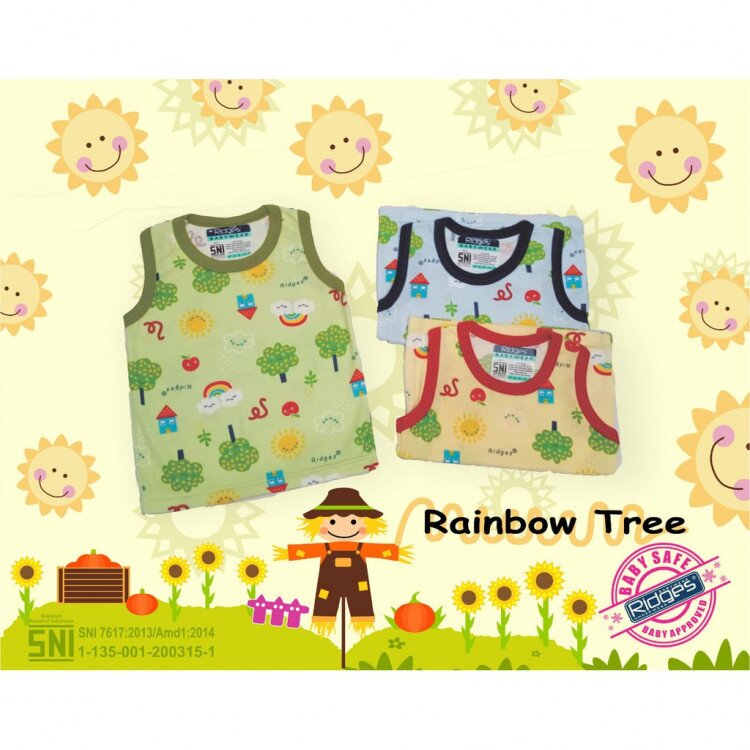 Baju Atasan Singlet Anak Ridges Rainbow Tree (Atasannya Saja)