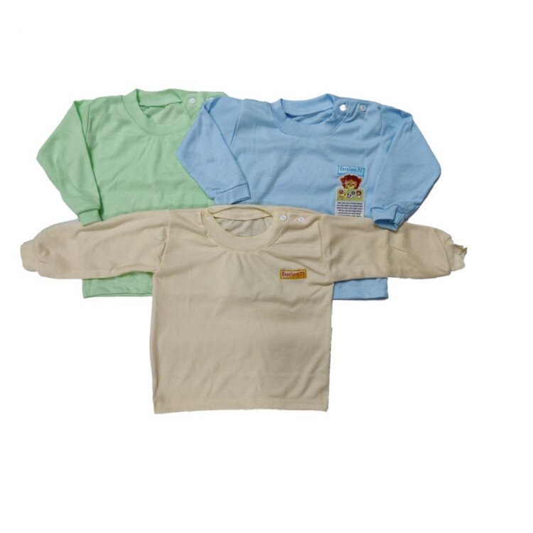 Atasan Baju Bayi Panjang 3pcs Adem dan Murah
