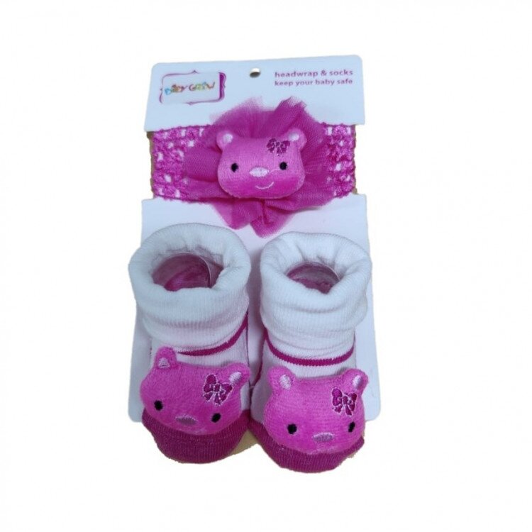 Kaos Kaki + Bandana Set Rinda Bear Fanta 21050005