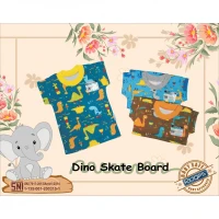 Baju Atasan Kaos Anak Ridges Dino Skate Board (Atasannya Saja)