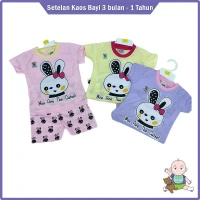 Setelan Pendek Anak Perempuan Rabbit Pita 21070021