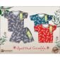 Setelan Baju Bayi Pendek Kancing Pundak / Baju Santai Anak / Setelan Oblong Anak Ridges #6