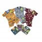 Setelan Baju Bayi Pendek Kancing Pundak / Baju Santai Anak / Setelan Oblong Anak Ridges