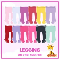 Legging Bayi Polos Bahan Halus Girl / Perempuan 0-12 Months